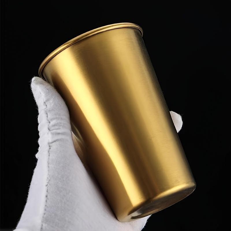 500MLStainless Steel Drinking Mug Stackable Metal Mug for Kids Adults Traveling Daily Use