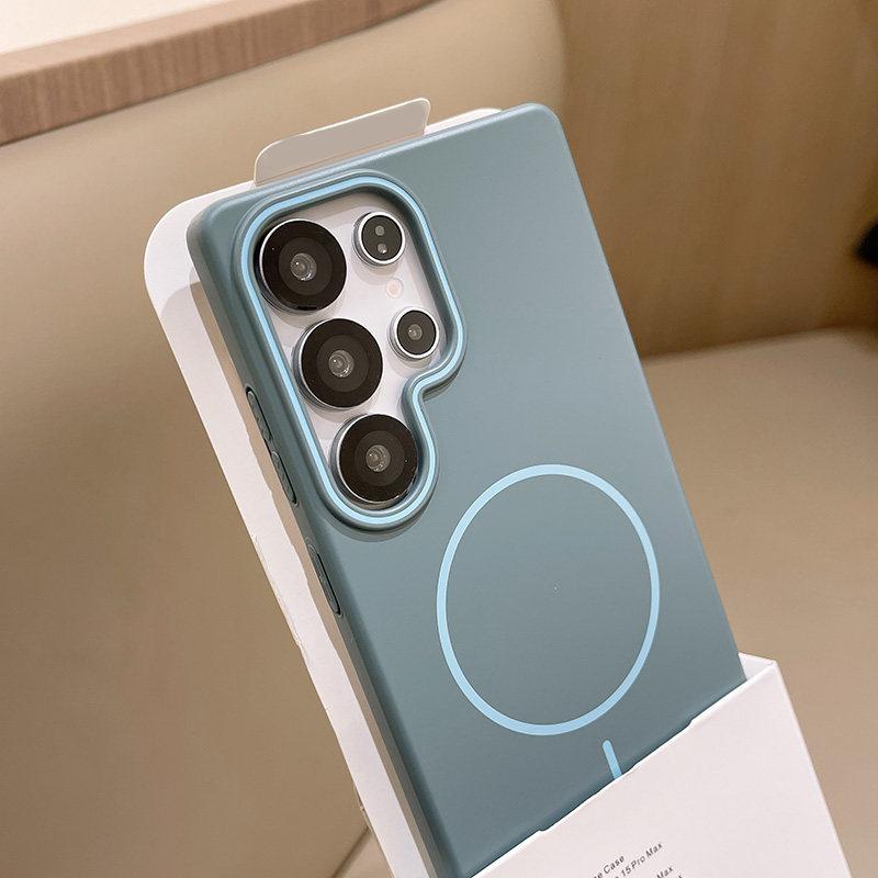 Matte for Magsafe Case for Samsung Galaxy S26 S25 S24 Ultra S23 S21 S22 FE A37 A57 A16 A26 A36 A56 A35 Magnetic Cover