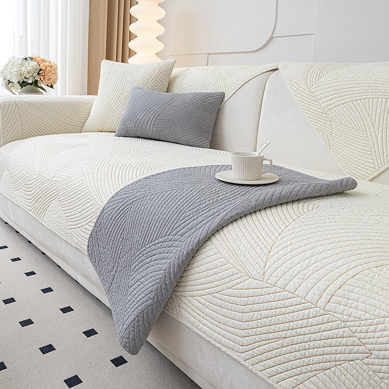 Mi Bai Sofa Polštářek Osuška na opěradlo Sezónní Univerzální Protiskluzový Prachový Polštářek Minimalistický Moderní kožený Potah na pohovku Ručník