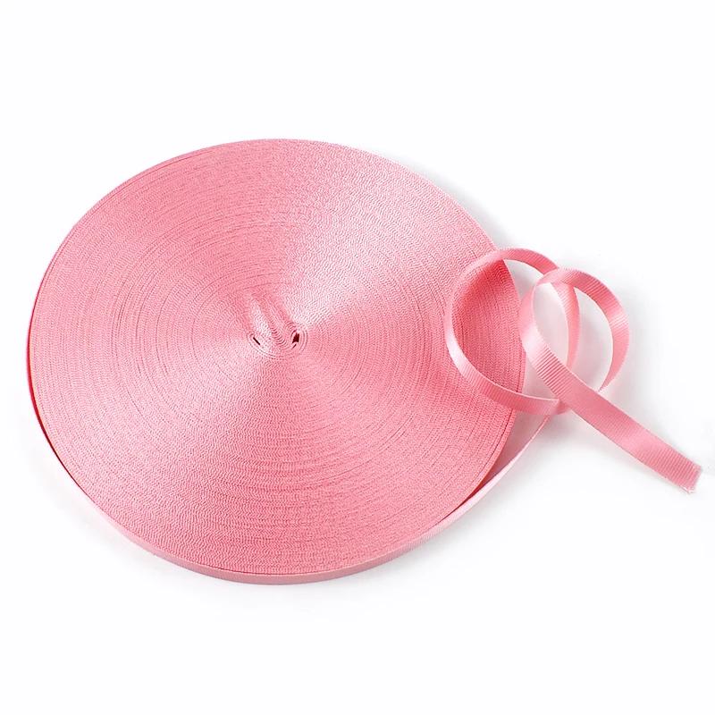 Meetee 45Meters 10mm Nylon Webbing Belt Straps Decorative Ribbon Band Lanyards Bias Binding Tape DIY Handmade Sewing Accessories