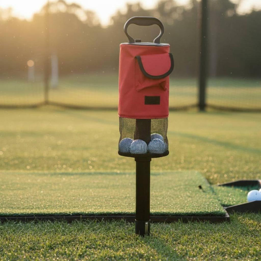 Golf Ball Picker Ergonomic Handle Easy Emptying for Practice Sessions