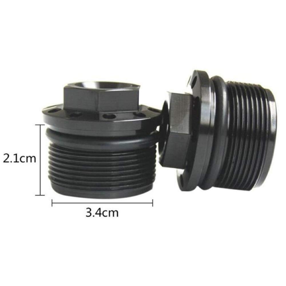 Motorcycle 39mm Black Anodized Fork Tube Cap Bolt Harley Sportster 1200 883 XL 1987-2016