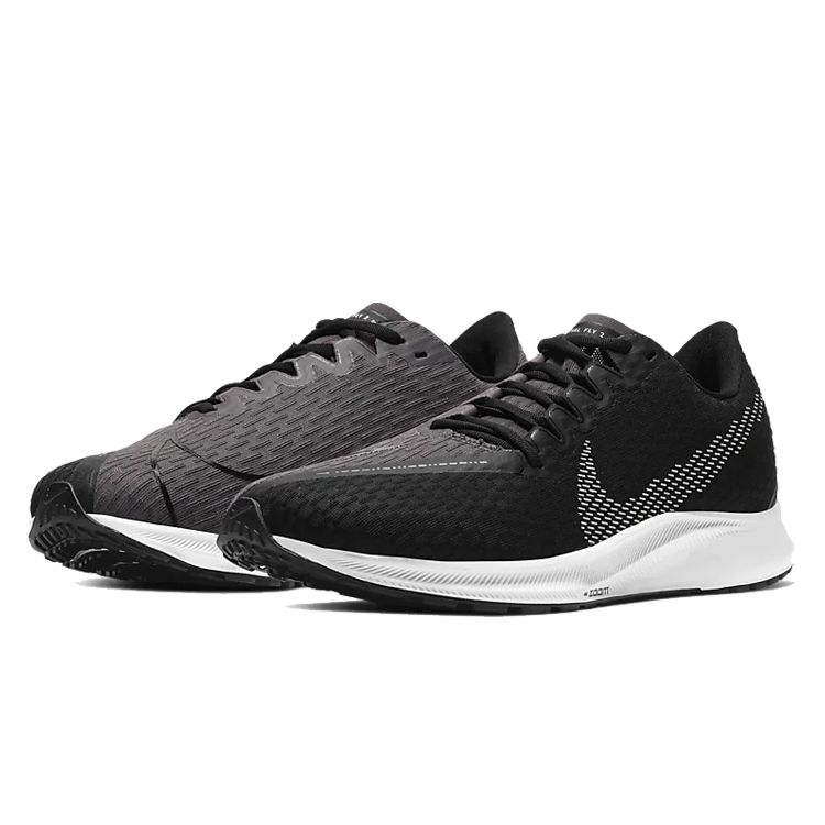 Nike  Zoom Rival Fly 2 Black Grey White Women Sneakers CJ0509-001