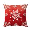 45X45Cm Christmas Snowflakes Pillowcase Bedroom Cushion Cover 100% Polyester Living Room Cushion Pillowcase Home Decor
