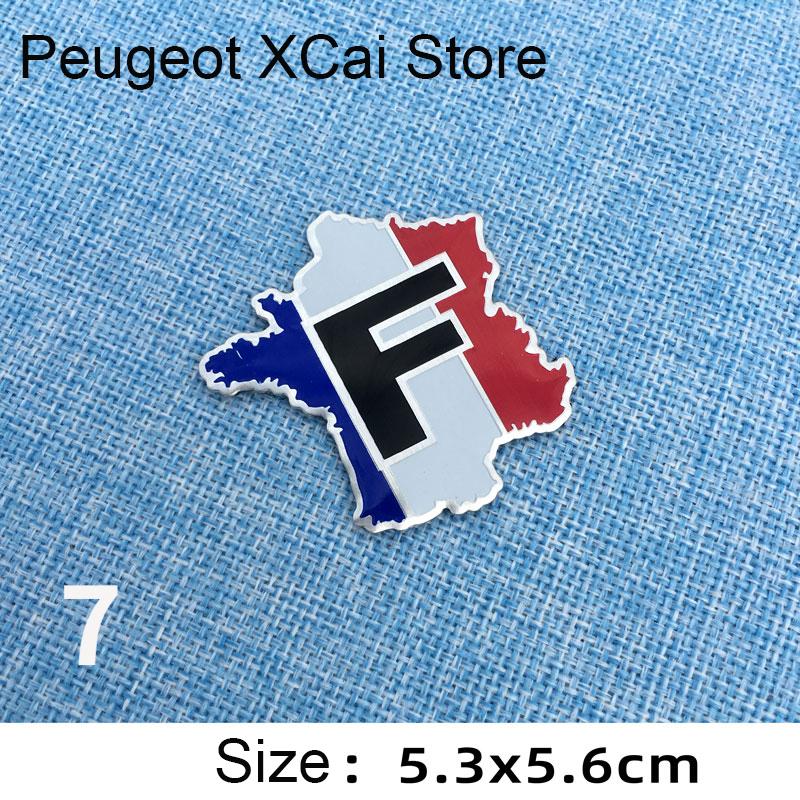 Suitable for Peugeot 408 508 RCZ 2008 3008 4007 4008 5008 206 207 301 307 308 GT fender side Aluminum YR sticker car accessories