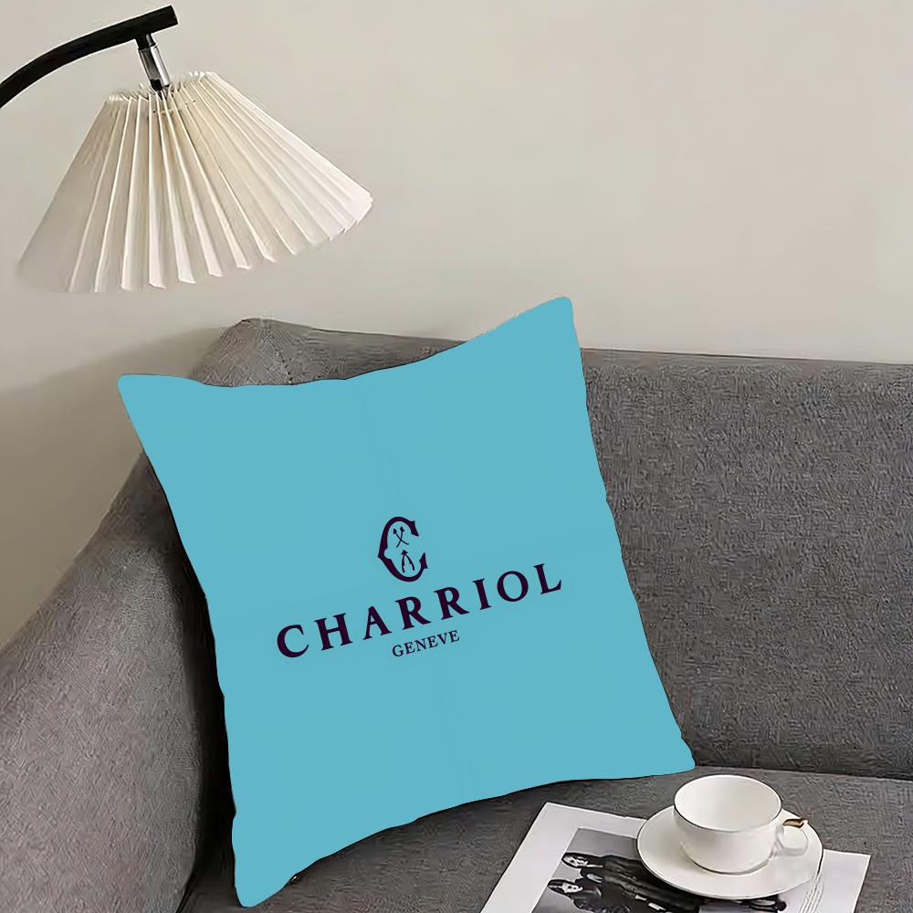 

French CCharriol Cushion Cover Elegant Comfort Pillowcase Sofa Bed Doublesided Printed Invisible Zipper Home Decor 30x30cm