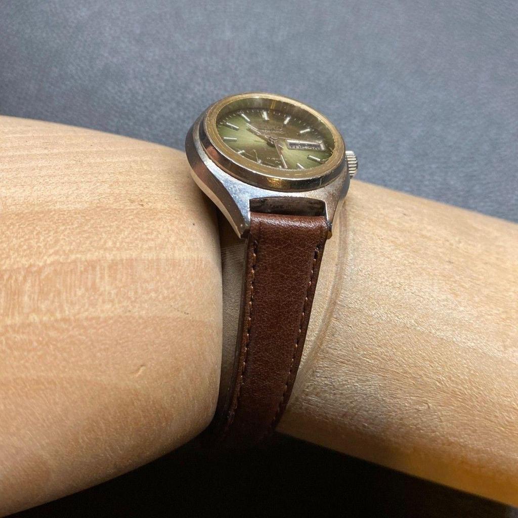 Used Seiko 2206-0250 Seiko Ladies Automatic Watch Green Dial
