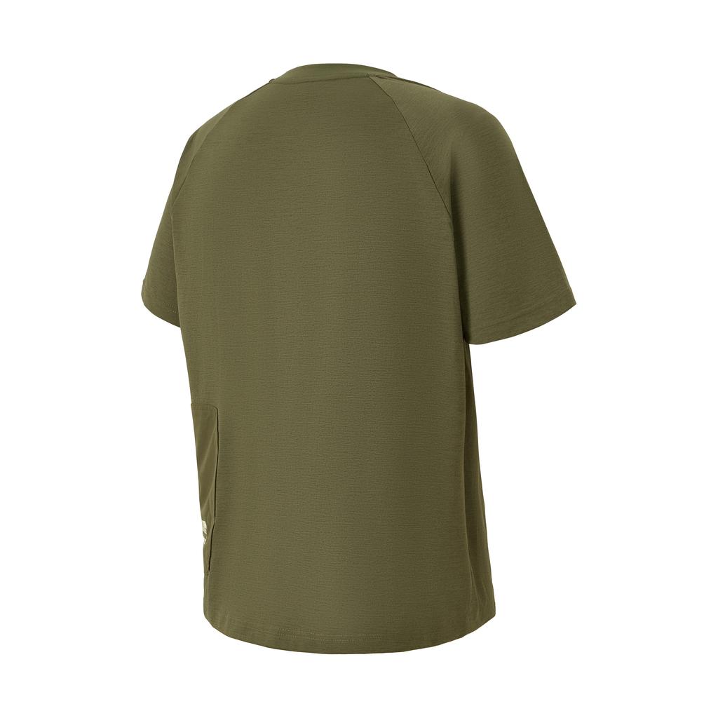 Adidas Comfortable Fashion Pullover Short Sleeve T-Shirt Unisex Tops Olive-Green JI6017