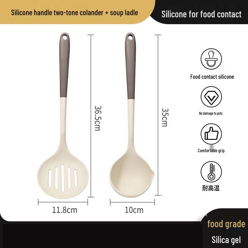 Silicone Oil-Separator Soup Spoon for Kitchen Use