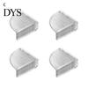 Furniture Corner Protector 4Pcs Table Guard Transparent Baby Safety Silicone L Type Edge Cover T Fan Children Protection Home Supplies