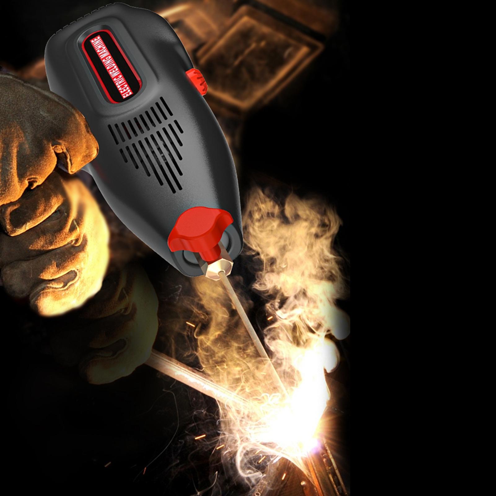 

Электросварочный аппарат ручной портативный высокоэффективный с регулировкой тока US Plug чёрный