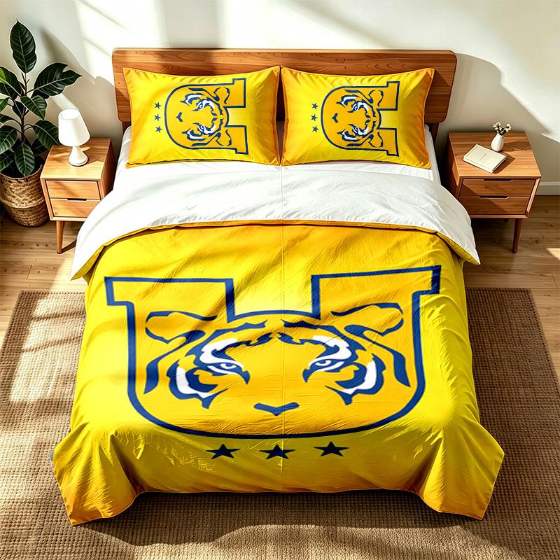 Tigres UANL (14) 3pc set suitable for master bedrooms soft and comfortable an ideal gift for family and friends Includes one duvet cover and two pillo