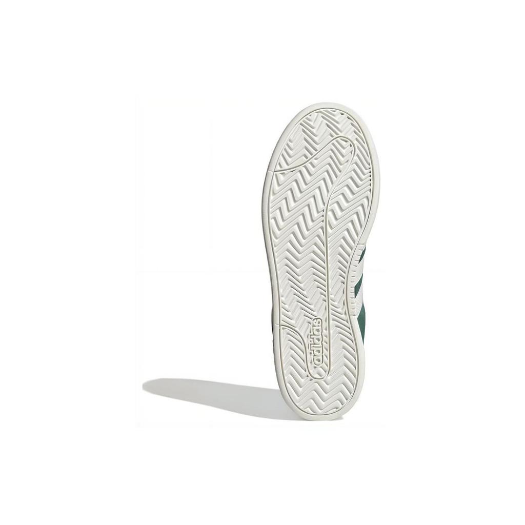 Adidas Grand Court Alpha Trendy Lightweight Slip-Resistant Durable Low-Top Lifestyle Casual Shoes Unisex sneaker Green White IH0851