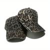 New Spring/Summer Women's Baseball Cap, Fashionable and Versatile Sun Hat with Leopard Print