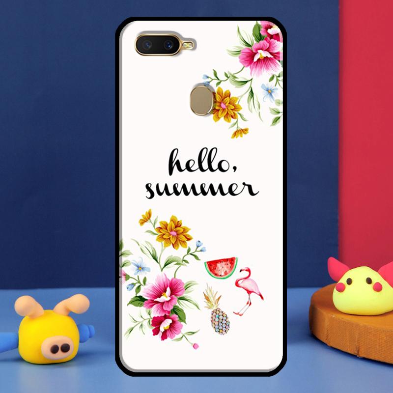 

Чехол «Цветы Лета» Для Oppo A91 A5 A9 A16 A76 A96 A58 A78 A98 A52 A72 A74 A94 A54 S A57 A77 A15 A17 Чехол OPPO A58 4G