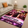 3D Fast F-Furious Vin Diesel Racing Car Living Room Non-Slip Area Rug Carpet for Bedroom Playroom Sofa,Easy Clean Home Doormat