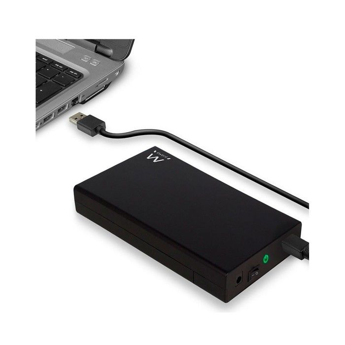 Boîtier externe - Ewent - HDD 3.5" - USB 3.1 Gen1 - Installation sans vis - Indicateur LED