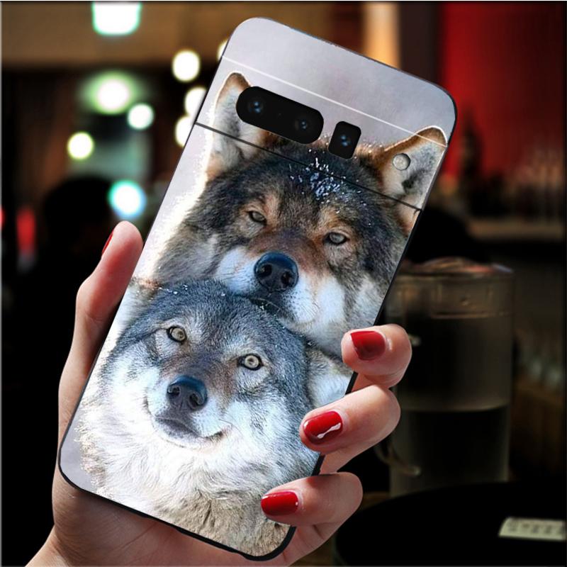 Handyhülle für Google Pixel 7 Pro 7 6A 6 Pro 5A 4A 3A Pixel 4 XL Pixel 5 6 4 3 XL 3A XL 2 XL Classic Cool Wolf Case Funda