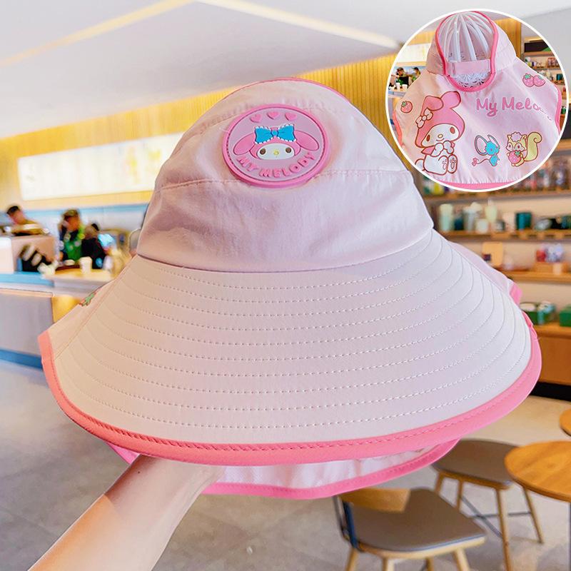 Summer Children's Outdoor Hat Cute Baby Sun Protection Hat Super Cute Cartoon Animal Sun Protection UV Protection Sun Hat