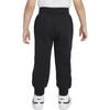 Nike Full Length Pants Brand Logo Comfortable Fleece Lined Knitted Fabric Black Infant And Toddler IB2542-010