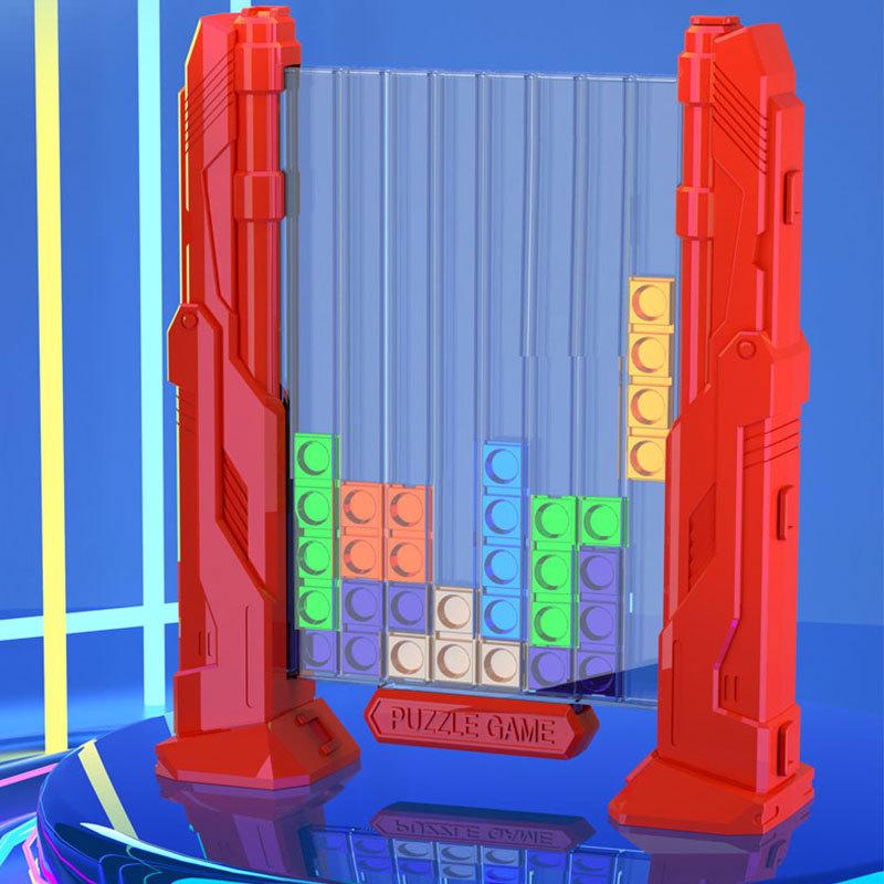 Children'S Science And Education Educational 35Pcs Square Variety Building Block Puzzle Table Game Toy