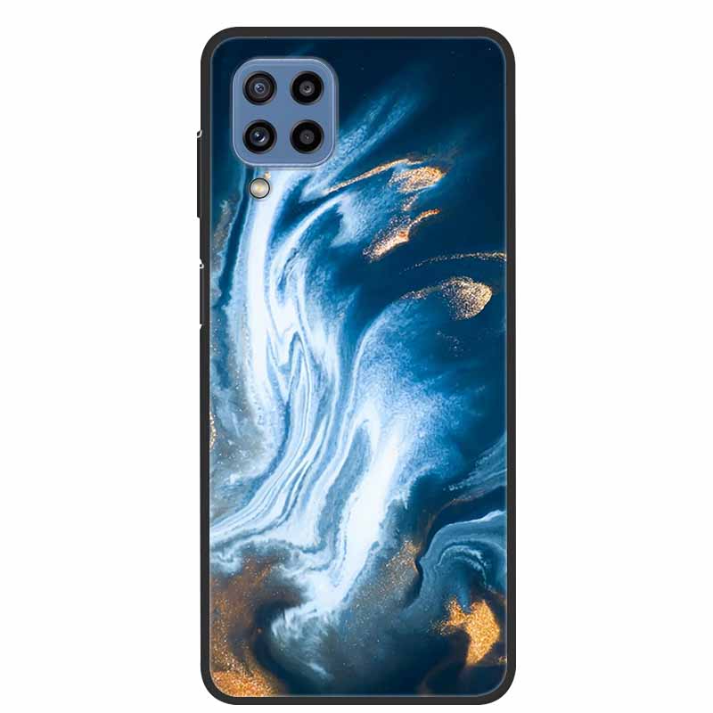 For Samsung Galaxy A12 Case Marble TPU Silicone Soft Phone CoverFor Samsung Galaxy M12 Case Samsung F12 Protector Gift New Para
