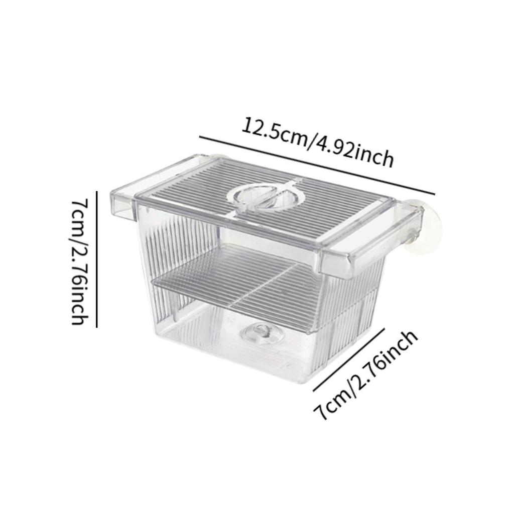 Breeding Box Separator Tank Hatchery for Shrimp Clownfish Guppy