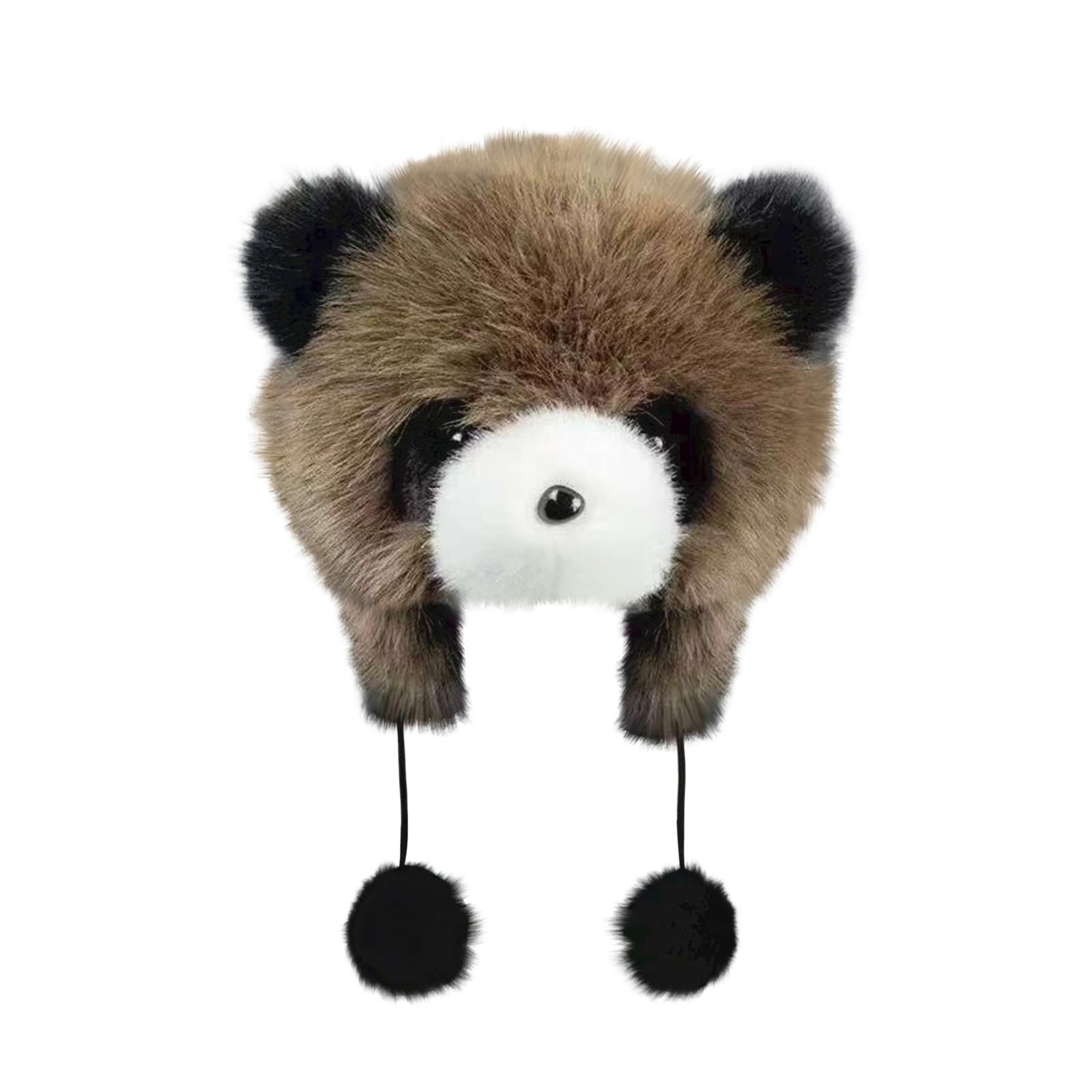 Soft Plush Cartoon Children S Thick Winter Cute Ear-Warming Hat. Super Cute - Hat. One Size