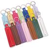 Hanging Accessories PU Leather Key Ring Artificial Leather Key Strap Durable DIY Key Holder Gift