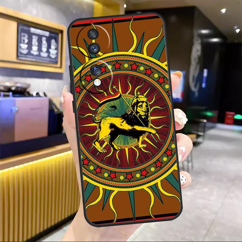 Rastafarian Lion For Honor Magic 7 Lite 5 6 8 Pro Case For Honor Win RT X9c X9a X9b X8b X8c 200 400 50 70 90