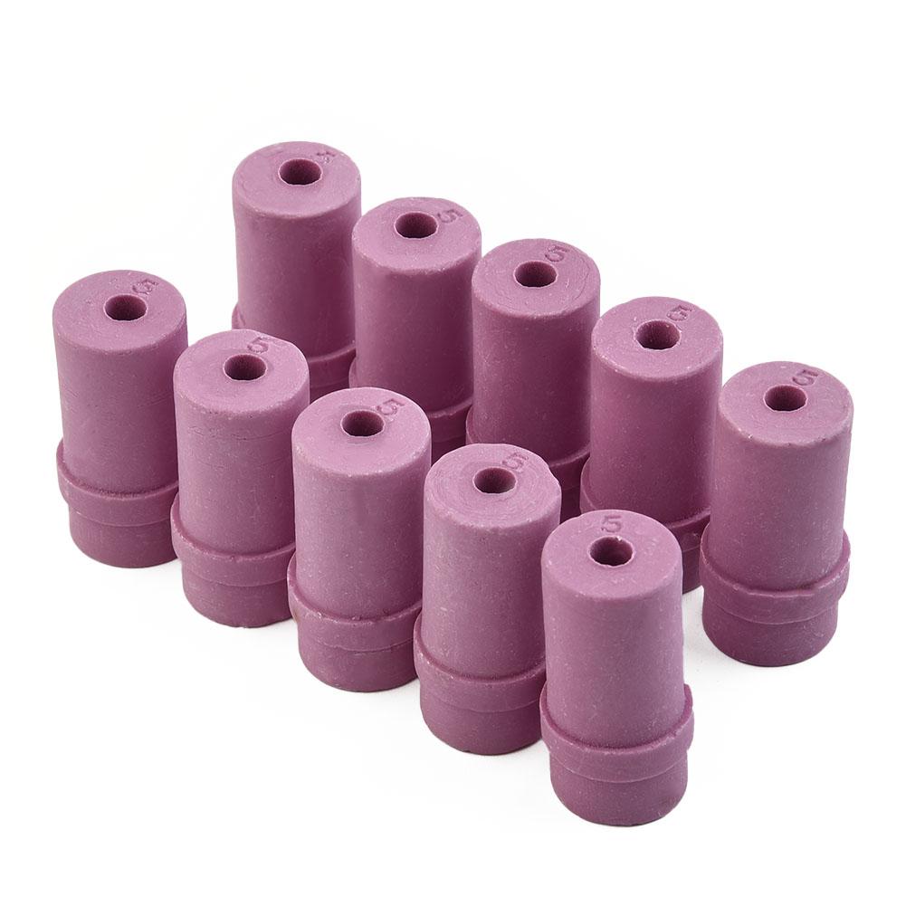 Efficient Sandblaster Ceramic Nozzle Tips 10 Pcs Designed for Use in Machinery and Metallurgical Casting Processes