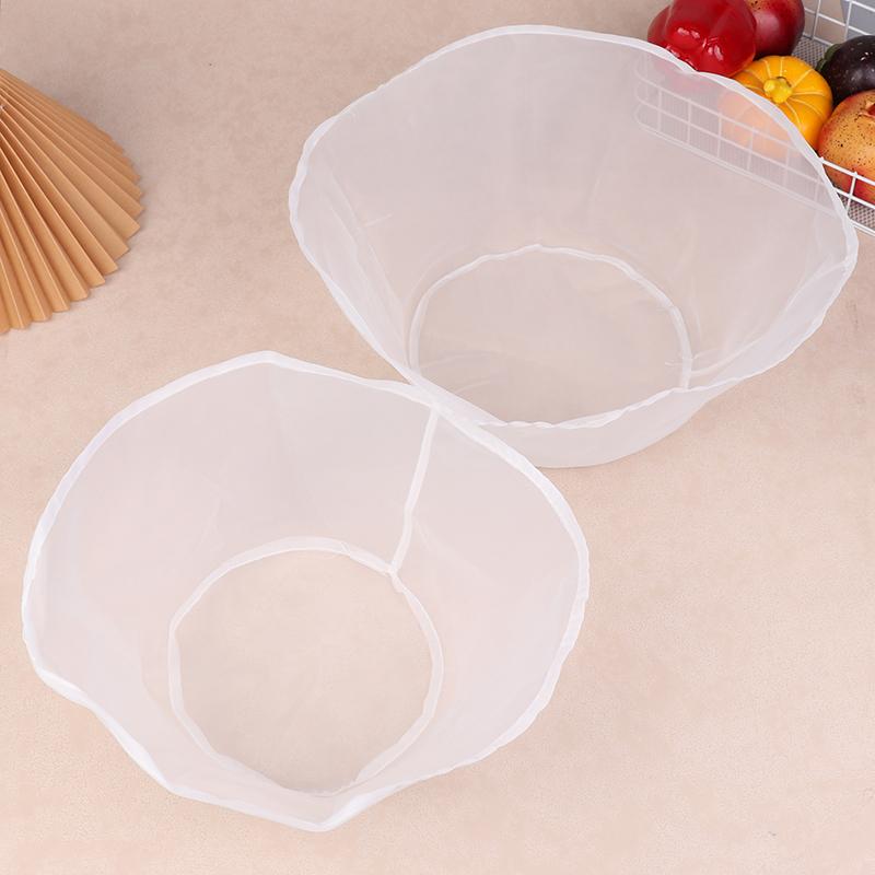 3Pcs Soybean Filter Net Bag Nylon Liquid Filter Net Bag Milk Coffee Filter Net Bag Fine Mesh Squeeze Strainer Kitchen Filters