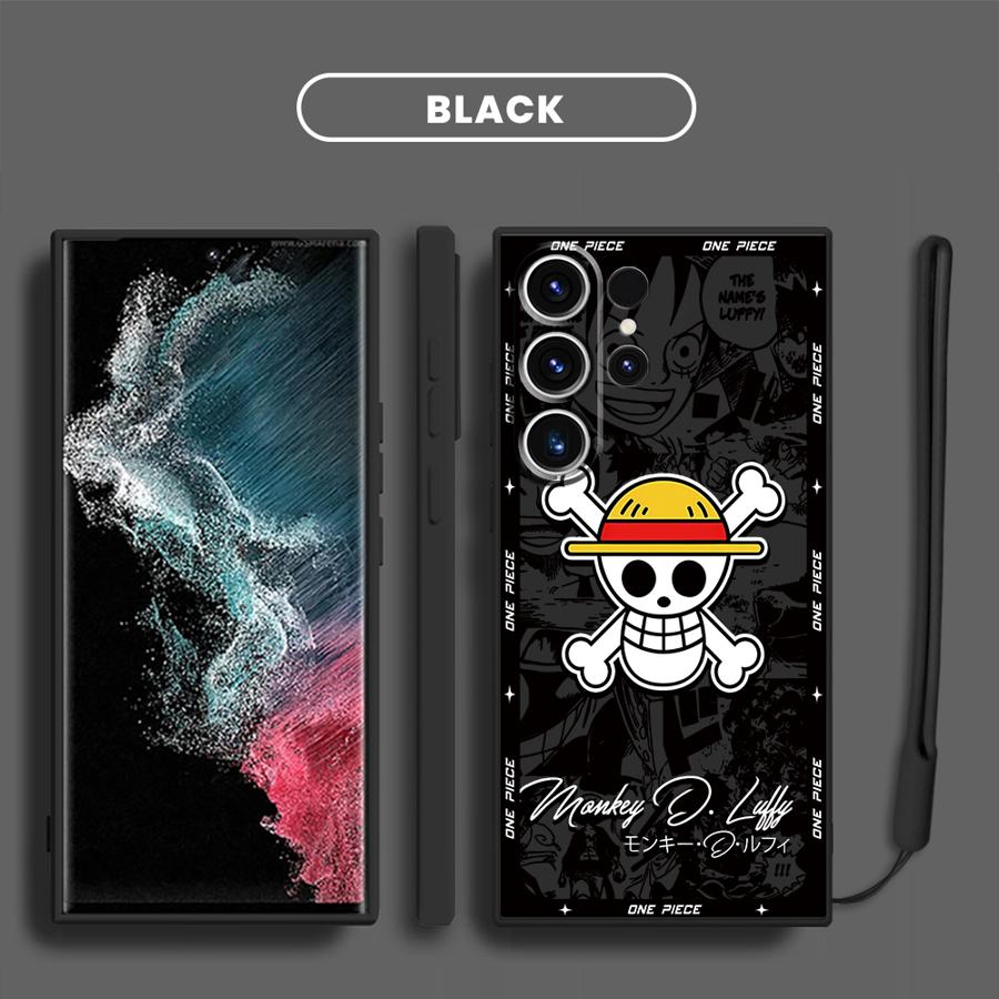 One Piece Logo Phone Cover Case for Samsung Galaxy S25 S25Edge S21 Plus S20 FE S24 Ultra Note 20 10 Ultra S23 S22