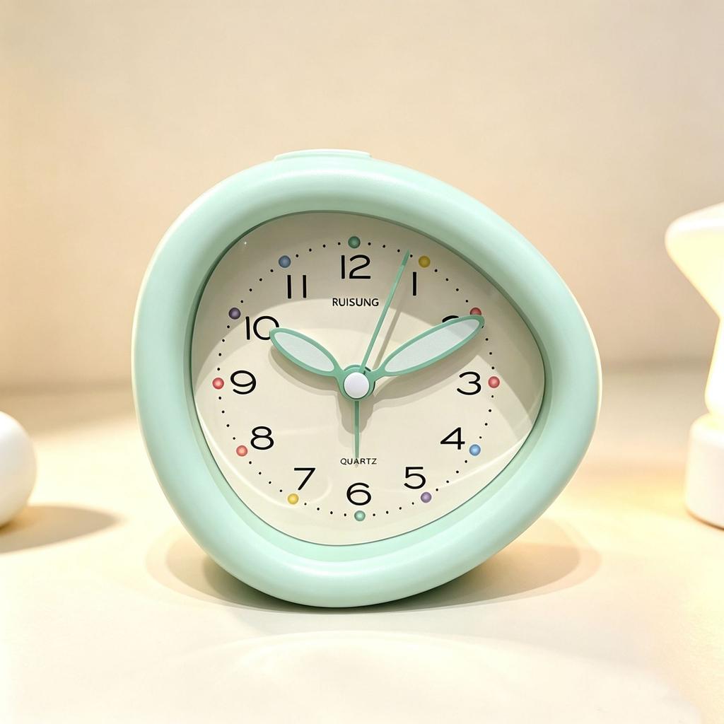 Cute Desktop Clock, High-value, Loud Wake-up Artifact, Small Timing Alarm Clock for Students and Children
