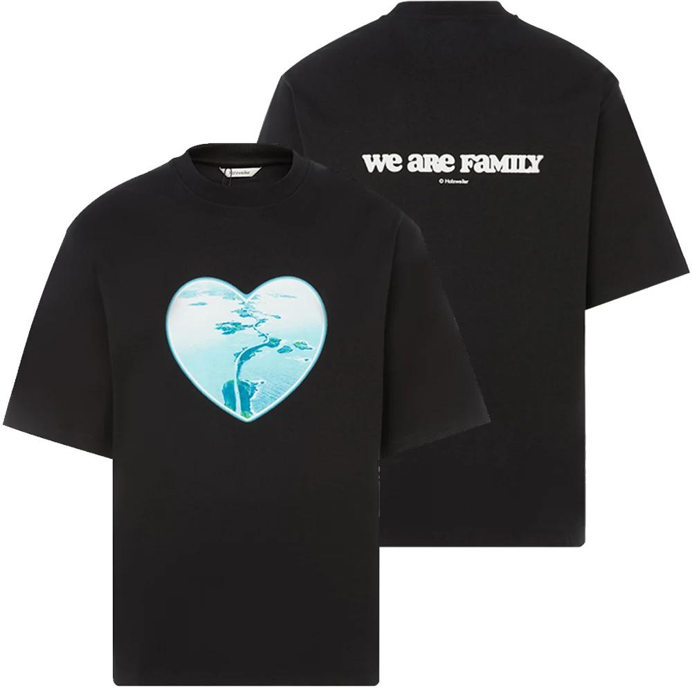 Hot Sale Summer Men Women T Shirt Designer Holzweiler Tee Print Short Sleeve Cotton Tshirt Brand T-shirt Oversized Top Clothes