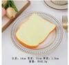 5pcs/lot Pu Simulation Toast Bread Cake Model Food Toy Decorations Plastic Crafts Window Display Photography Props Kitchen Toy