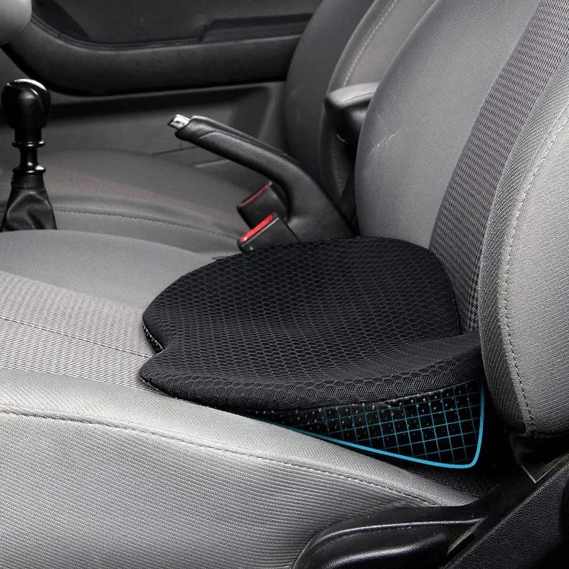 For Car Driver Seat Cushion New 2 in 1 Memory Foam Seat Pad Sciatica Lower Back Pain Relief Comfort Support Ergonomic