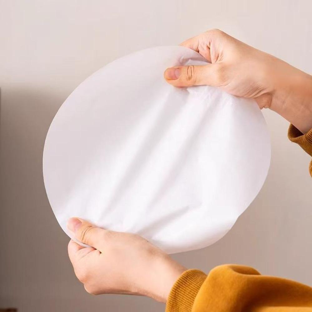 100pcs Double Sided Oil Paper Heat-resistant Air Fryer Paper New Filter Paper  Kitchen Use