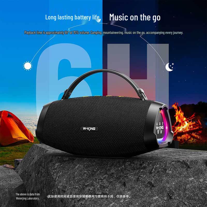 W-King X10S 50W Portable Waterproof Bluetooth Speaker (CN Version)