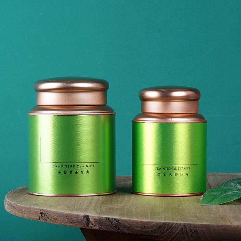 Elegant Tea Storage Container Tea Coffee Tins Capacity for Keeping Dry Storing Loose Tea Leaves Kitchen Office Home Use