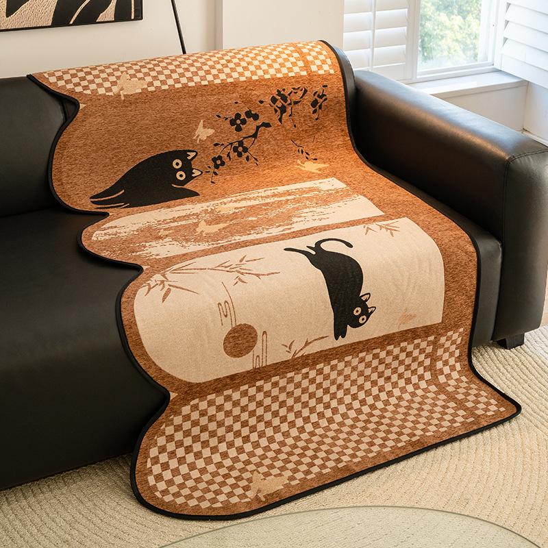 Premium Sofa Cushion  New Winter Straight Seat Cushion Non-Slip One-Piece Sofa Cover Universal In All Seasons