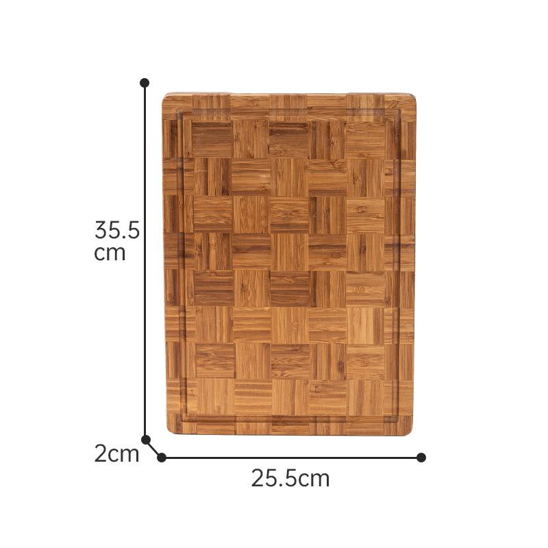 

Бамбуковая шахматная разделочная доска - Креативная подвесная разделочная доска с отверстием для фруктов и овощей Irregular