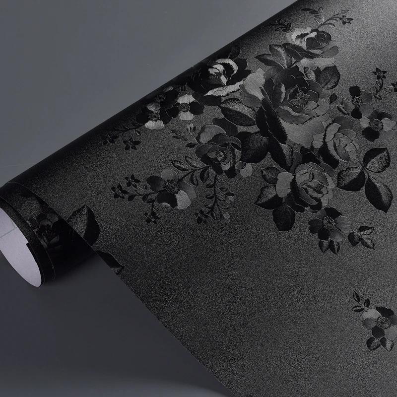 

Window film thermal insulation sunscreen cellophane shading sticker anti-peeping full sunshade black opaque window sticker 0.4x2m