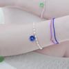 Bonbo Colored Enamel Daisy Charm Point Rice Grain Freshwater Pearl Bracelet