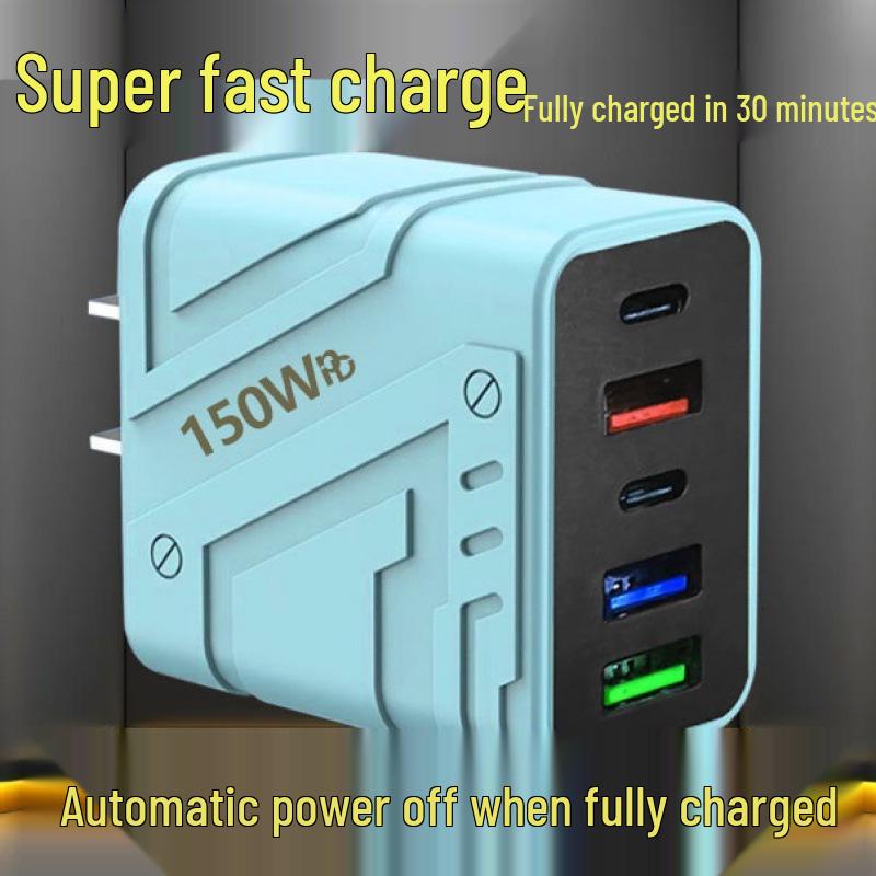 High-Power Multi-Port Fast Charger for Apple & Android
