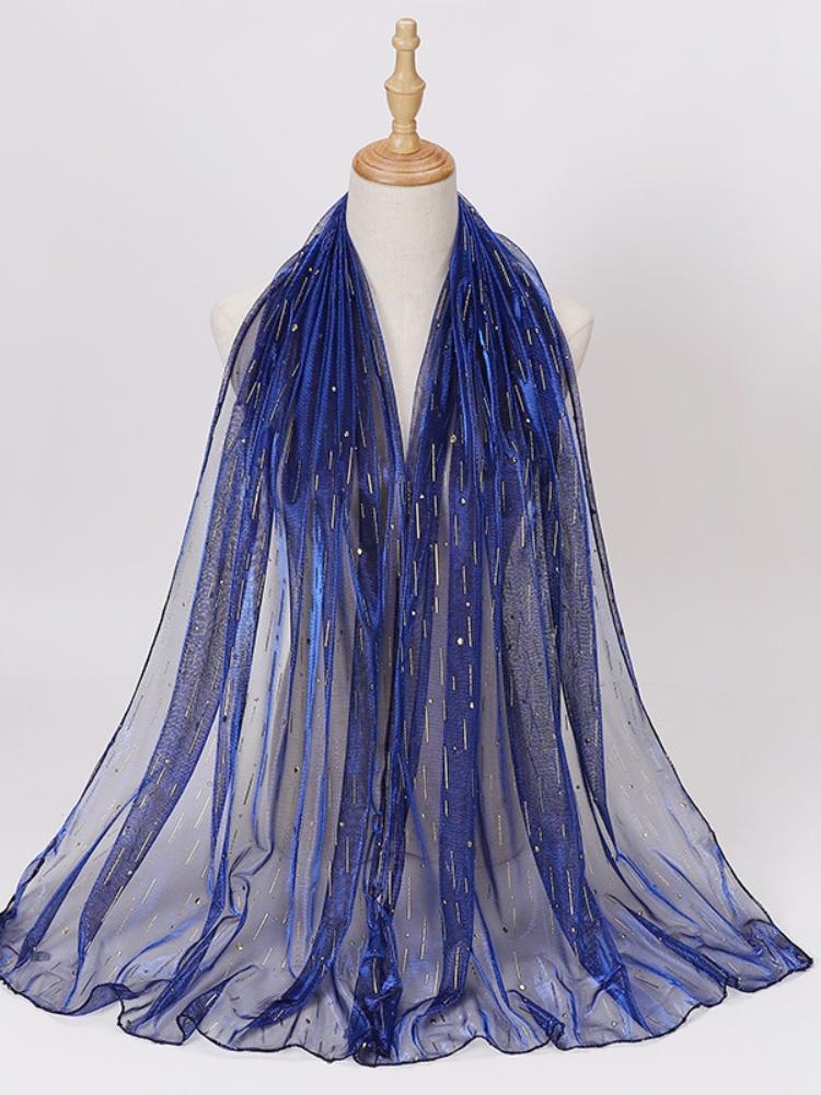 European and American Bandana Scarf Cotton Linen Yarn-dyed Striped Scarves Tassel Long Shawl Male Accessories