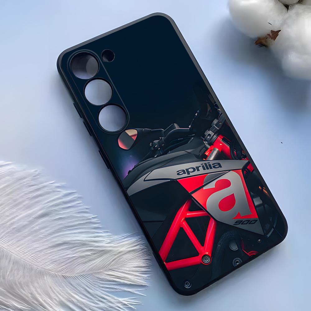 A-Aprilia Motorcycle Logo Phone Case For Samsung S25 Ultra S24 S23 S22 S21 S20 Plus Fe Galaxy A54 A53 A34 A25 Silicone Cover