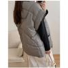 Female Vest Autumn Winter Sleeveless Jacket Coat Loose Short Stand-up Collar Down Vest Women Waistcoat Outerwear