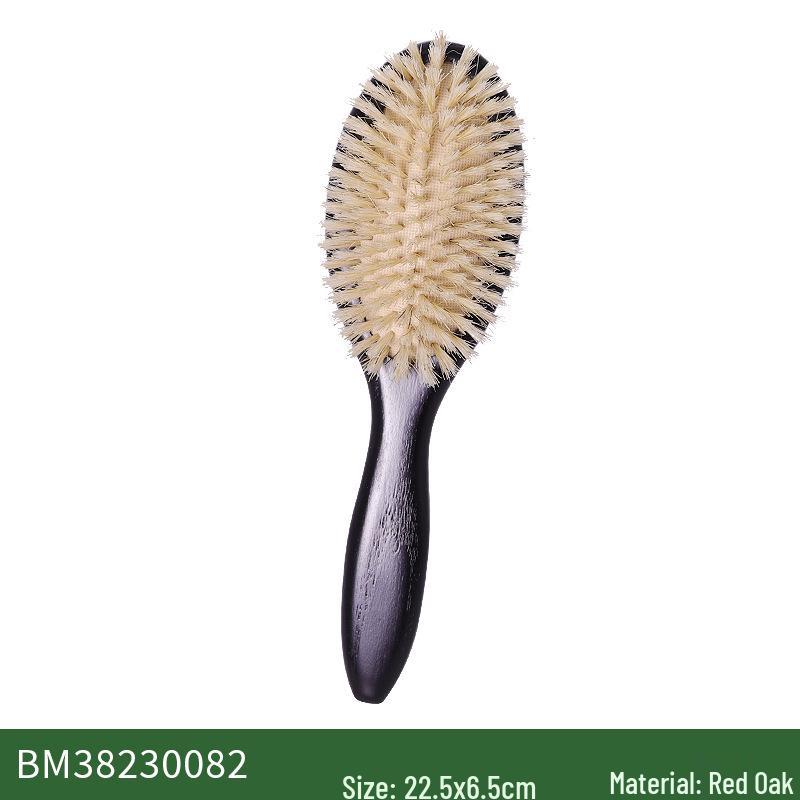 Women's Solid Wood Steel Needle Airbag Hair Comb for Styling and Smoothing