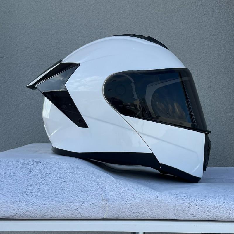 Flip-Up Motorcycle Helmet With Dual Visors ABS Full Face Men Women Scooter Riders